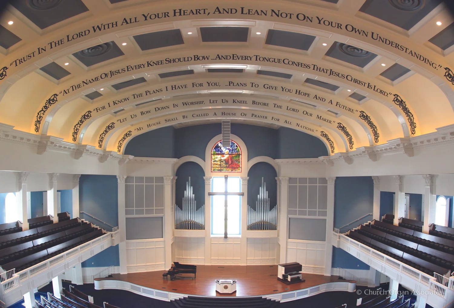 Four-manual pipe-combination organ at Dallas Baptist University